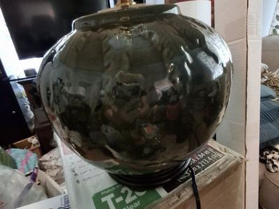 Big Olive Green Lamp