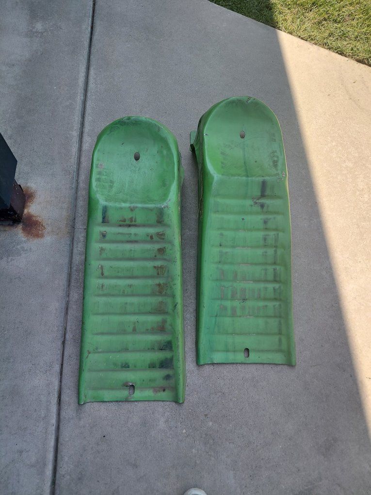 Pair of Green metal Car Ramps