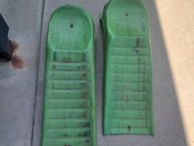 Pair of Green metal Car Ramps