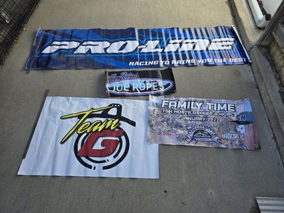 Radio control rock crawling banners