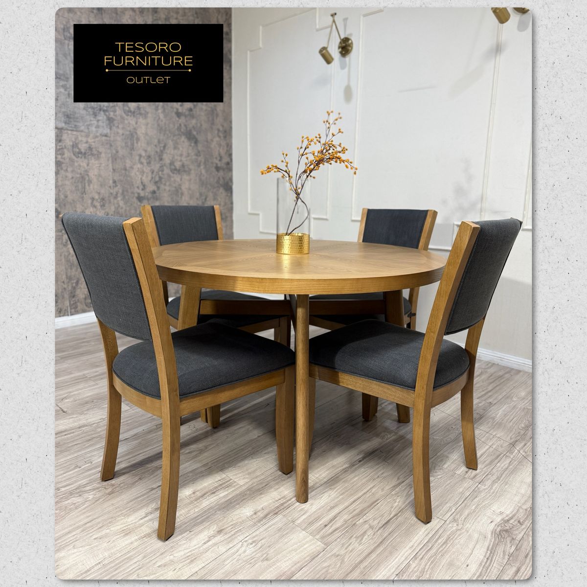 MODERN ROUND DINING SET AMAZING DEAL‼️