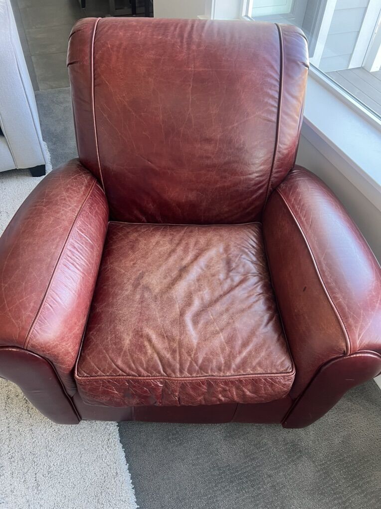 Leather Club Chair