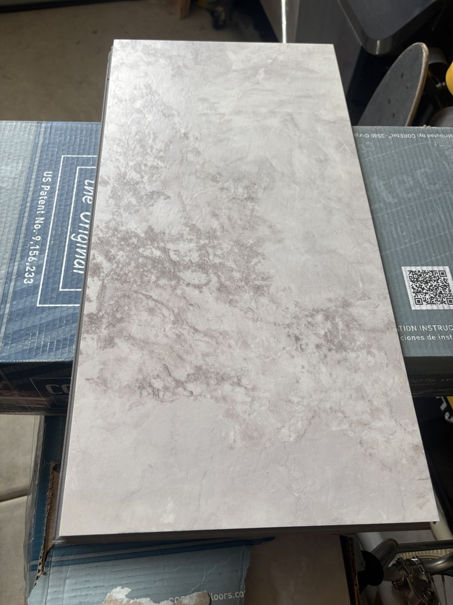 LVP tile look flooring