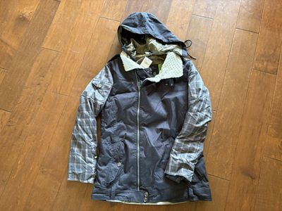 Gray Ride Snowboard Capp3l Jacket Sz L