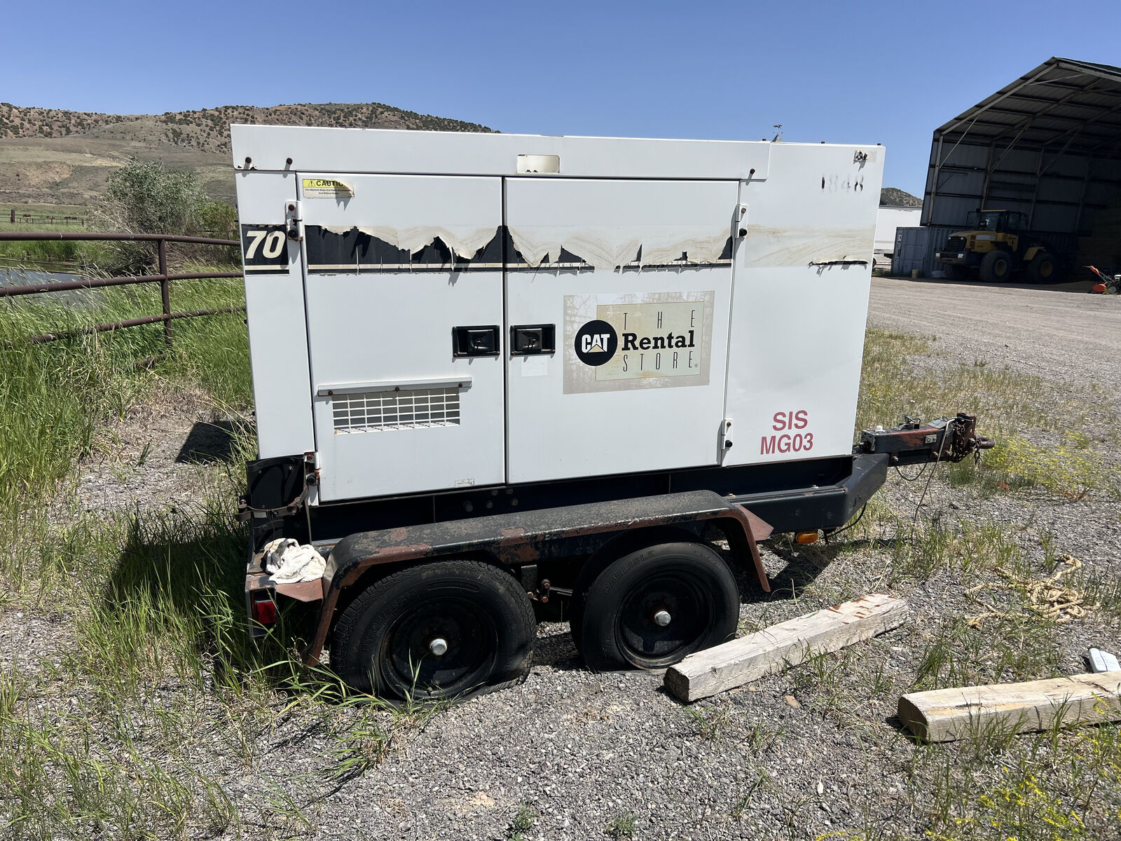 MULTIQUIP WHISPERWATT DCA70SSJU Towable Generator