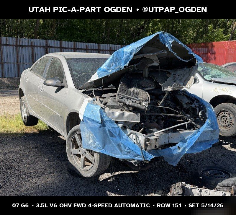 2007 Pontiac G6 Parts - UTPAP Ogden