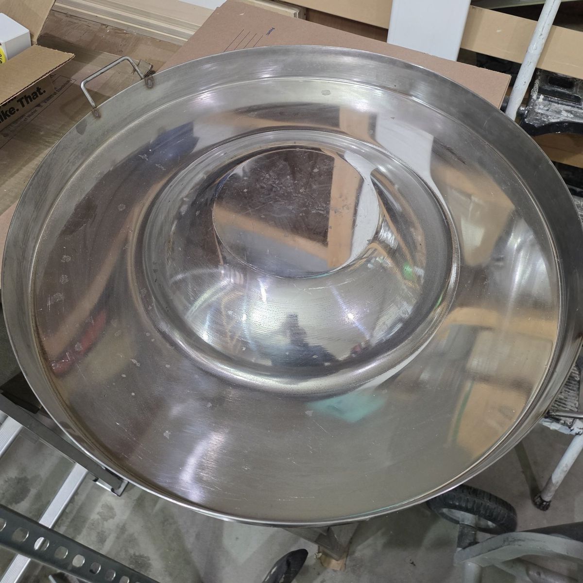 27” Stainless Comal Choricero Outdoor Cooking Pan