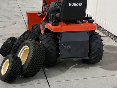 Kubota Tractor W/Snow Blower and Mower Deck