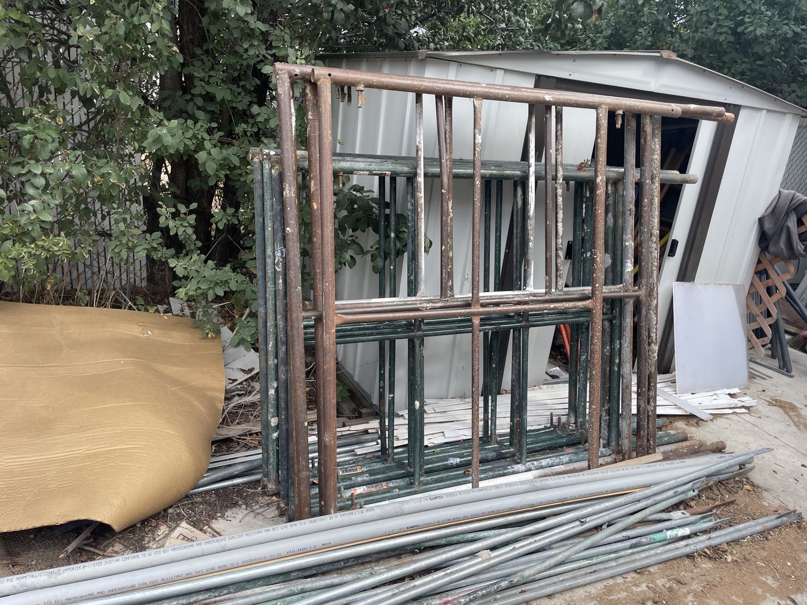 Used scaffolding