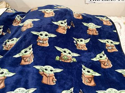 Baby Yoda twin size blanket 