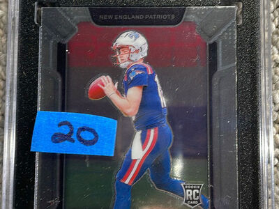 Drake Maye New England Patriots graded slabs