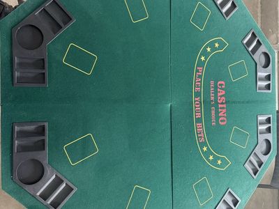 Octagonal Folding Poker Table Top