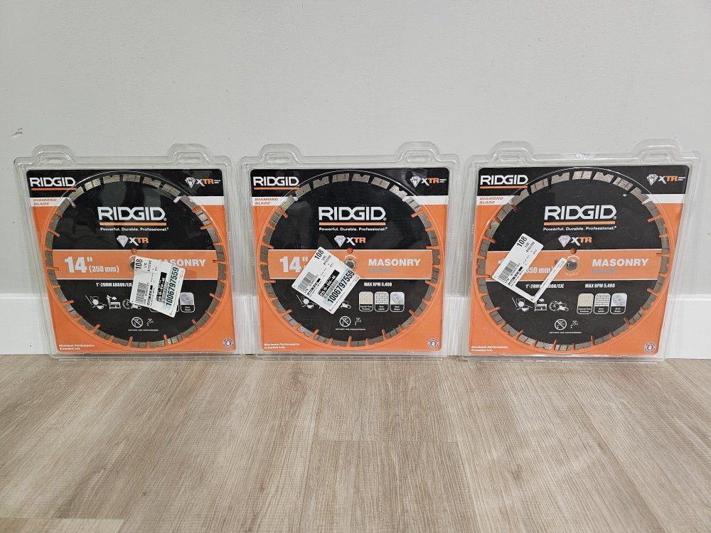 NEW !!! 14 in. Masonry Diamond Blade 3 available