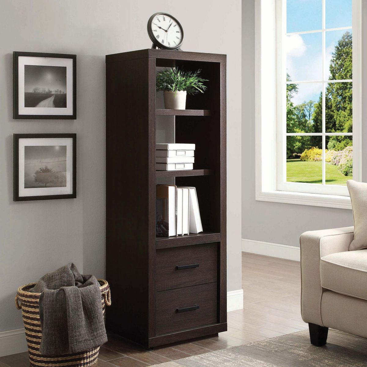 Whalen bookshelf / AV tower - Pair