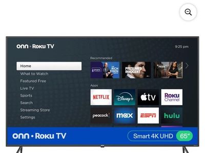onn. Roku TV 65" Smart 4K UHD Television