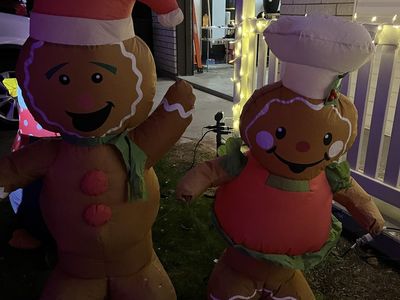 Inflatable Gingerbread Men