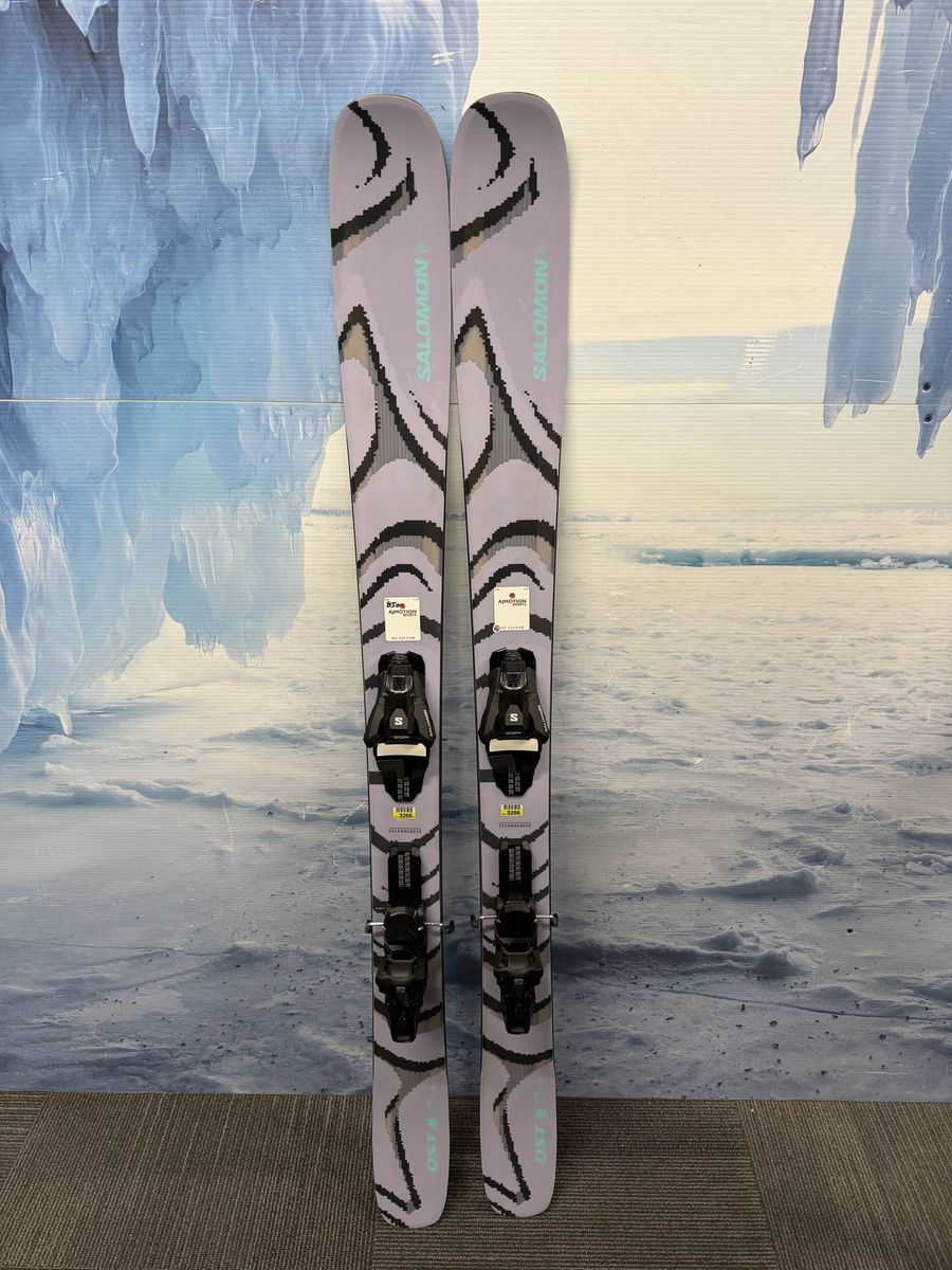Salomon QST 100 156cm Skis w/ SALOMON NR Strive 11 GW SAL Demo Binding - Lightly Used (2026)