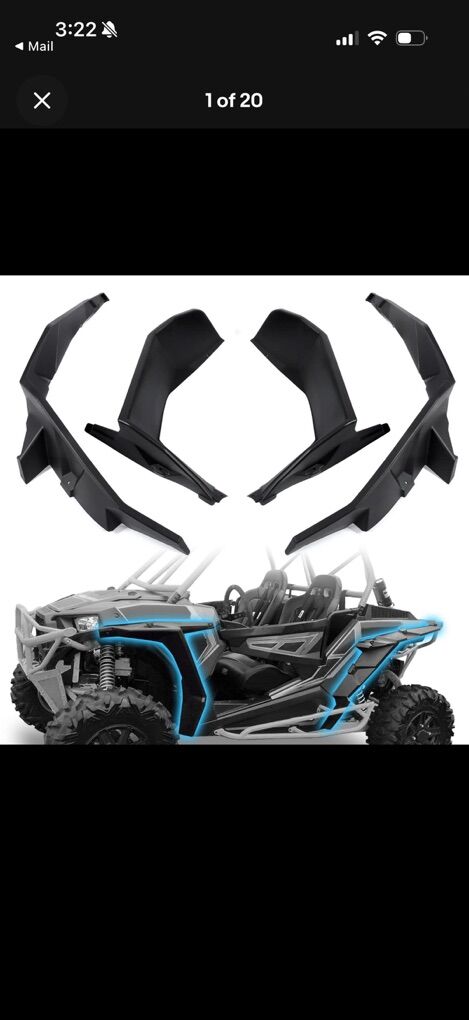 Polaris RZR Fender Kit