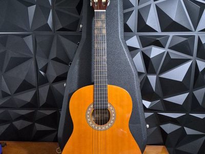 Vintage Tanara ON30 Classical Acoustic Guitar with Hard Case - Made in Korea