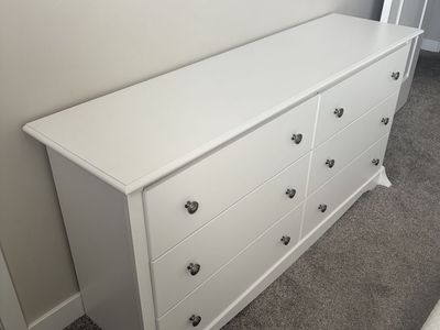 White 6-drawer Kids Dresser