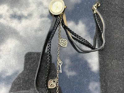 New York & Company Quartz Charm Wrap Watch