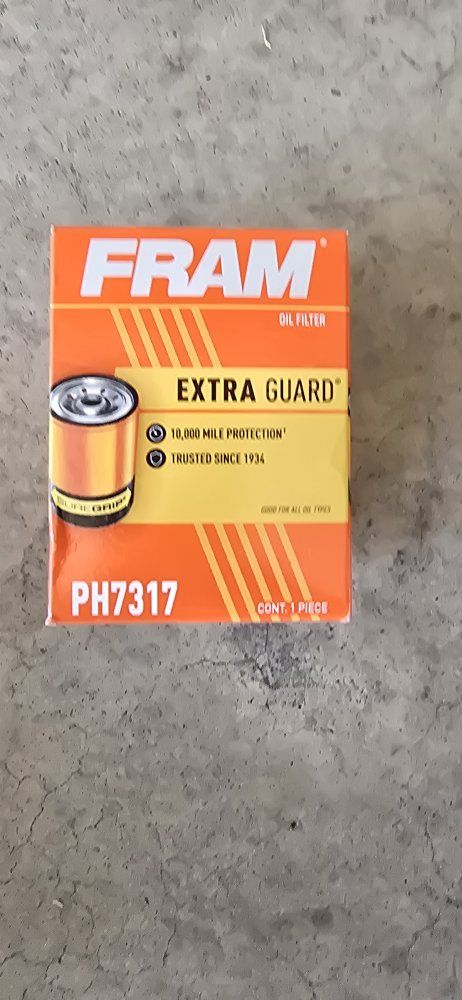 FRAM Extra Guard PH7317 Oil Filter - 10,000 Mile Protection, Good for All Oil Types