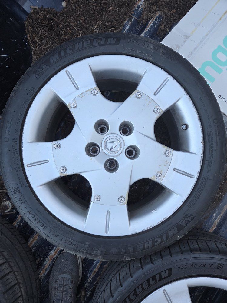 18x8" Wheels & Tires from 2005 Lexus SC430