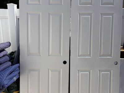 Interior hollow core six panel doors $40 each.