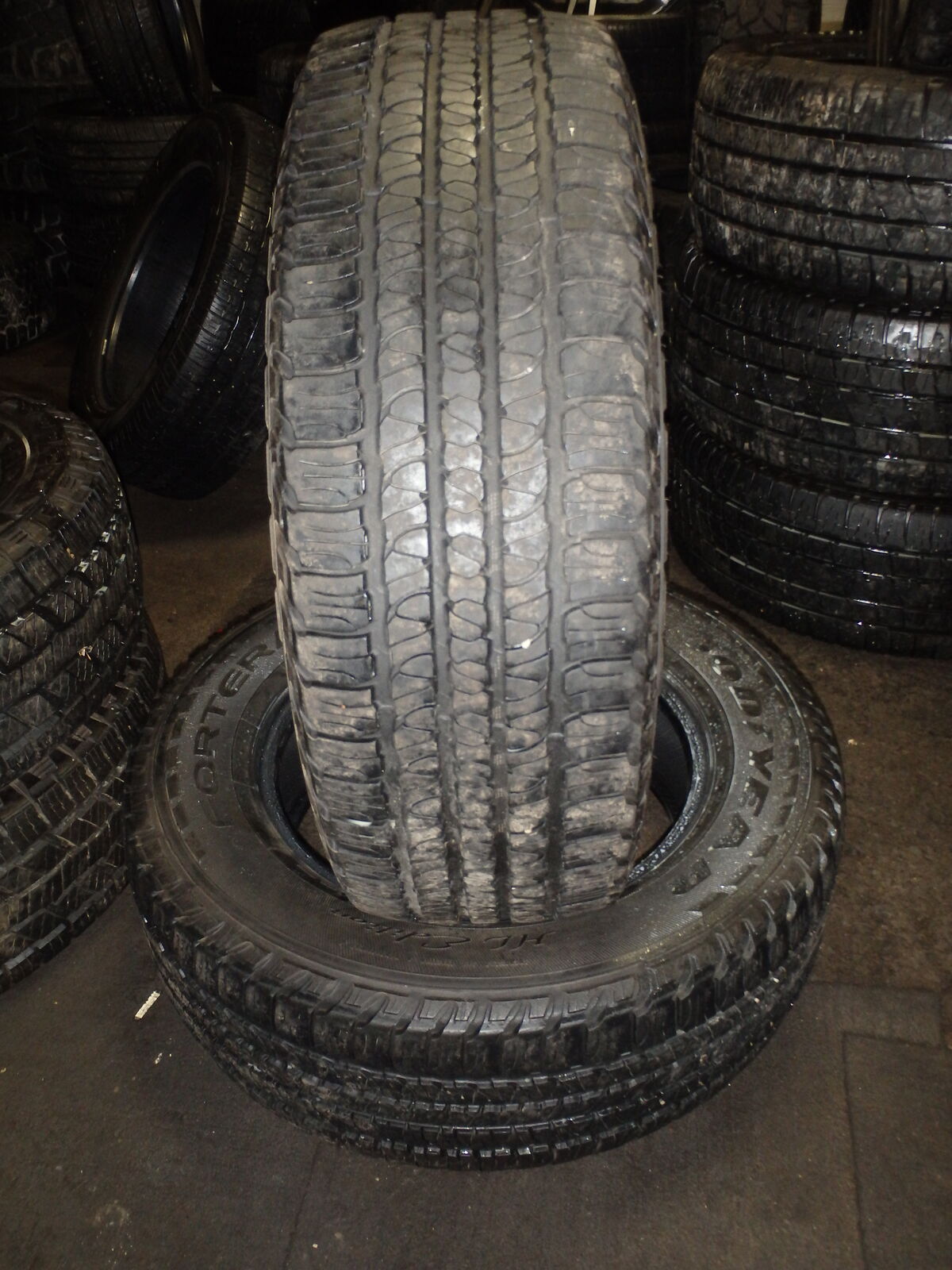 255/65R18 GOODYEAR FORTERAHL EDITION PAIR OF TWO USED TIRES