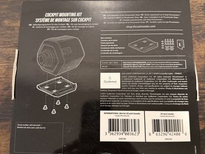 Thrustmaster Cockpit Mounting Kit - Essential Accessory for Racing Simulators, New in Box