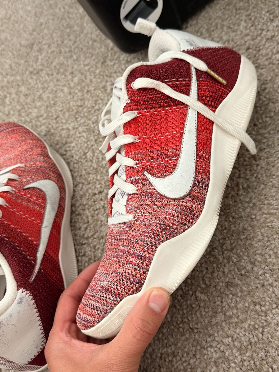 Nike Kobe 11 Elite Low Red Knit Size 12 – Rare Kobe – $170 OBO