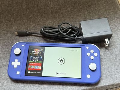 Nintendo switch lite with case and sonic game