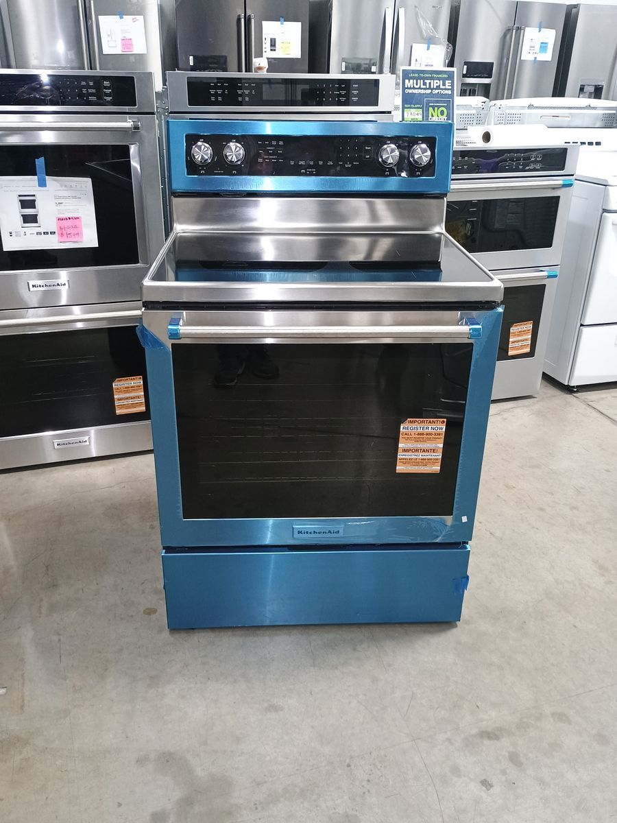 NEW KITCHENAID 5 BURNER GAS CONVECTION RANGE
