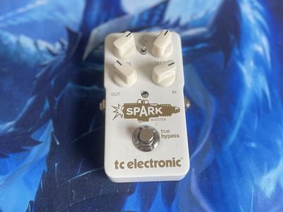 TC Electronic Spark Mini Booster Guitar Pedal - True Bypass, Compact Boost