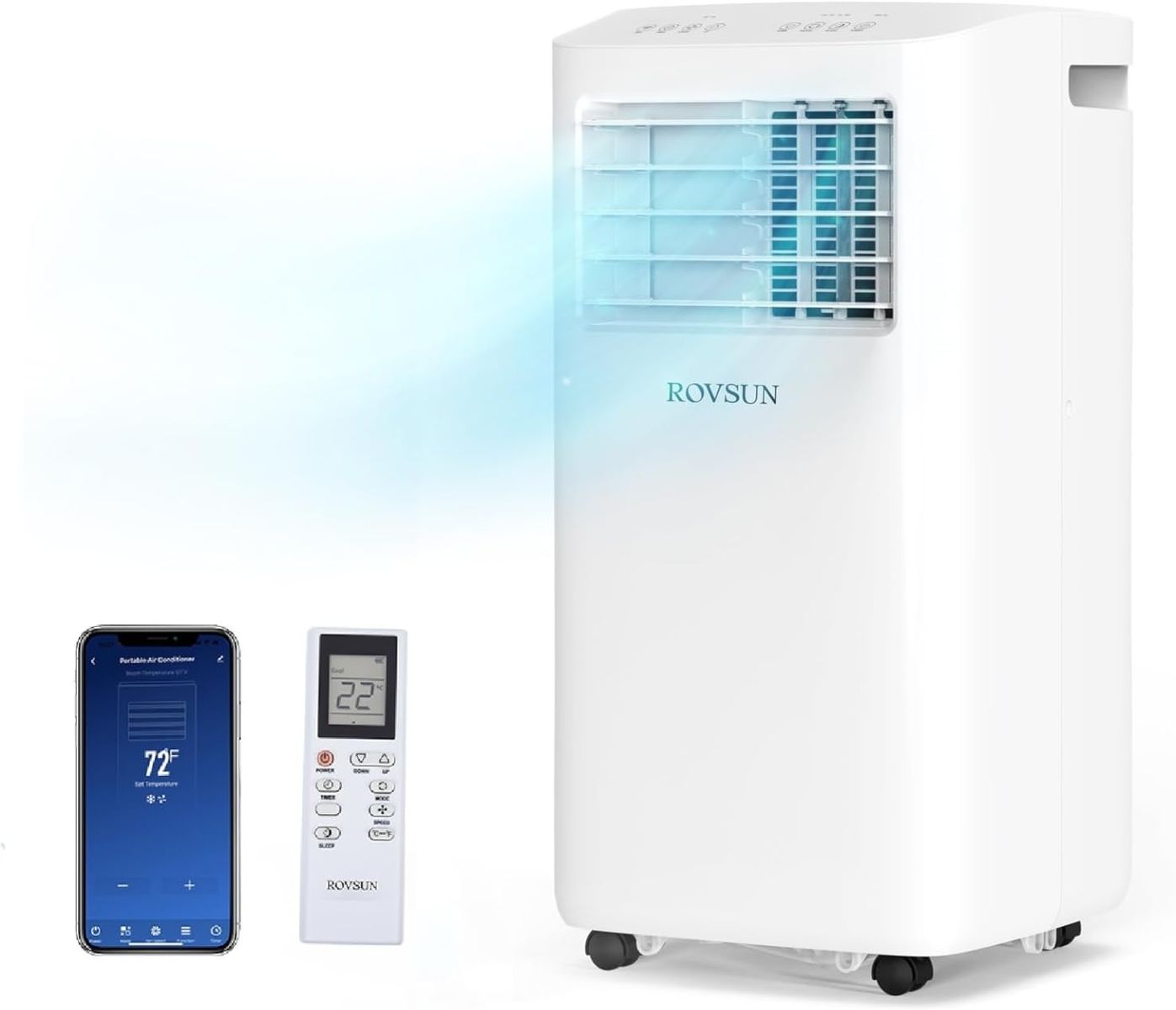 ROVSUN 10000 BTU WiFi Portable AC with Remote