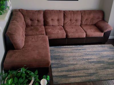 Microfiber Sectional