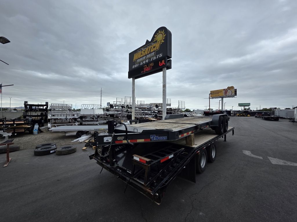 2024 7 Sons USED 7X20 14K Car Hauler Tilt Trailer