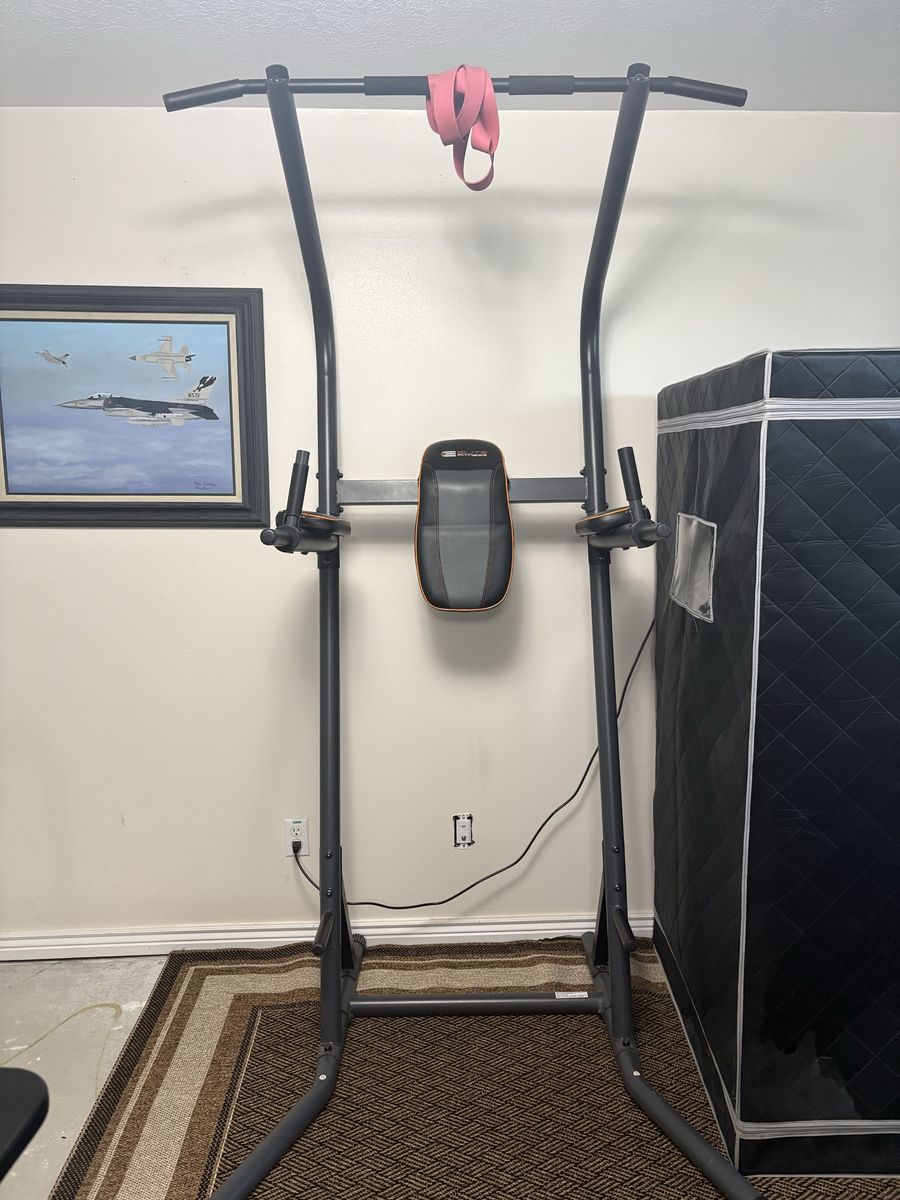 Pull up station and dip bars