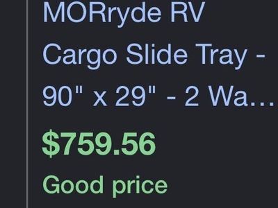 RV Slide Out Tray