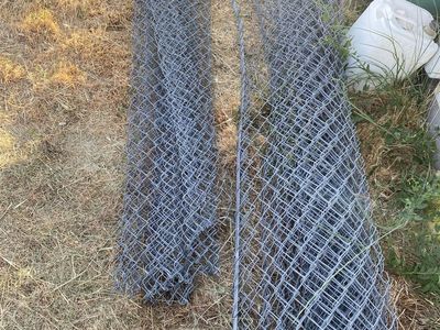 Chain link fencing