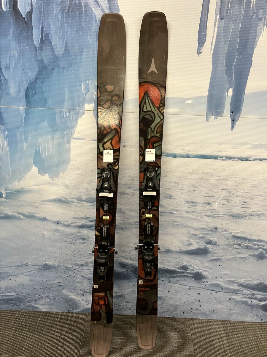 Lightly Used 2026 Atomic Bent Chetler 100 165cm Skis w/ Atomic Strive 11 Demo Bindings