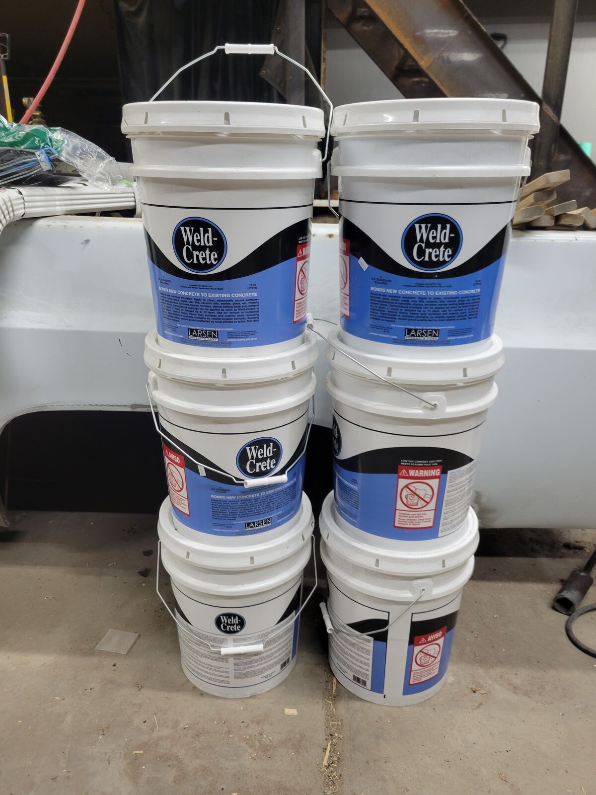 larsen weld crete concrete bonding agent