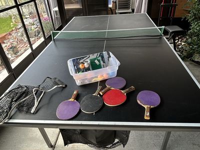 Full Size Lifetime Ping Pong Table Tennis With Accessories, Easy To Fold & Store, See Pictures