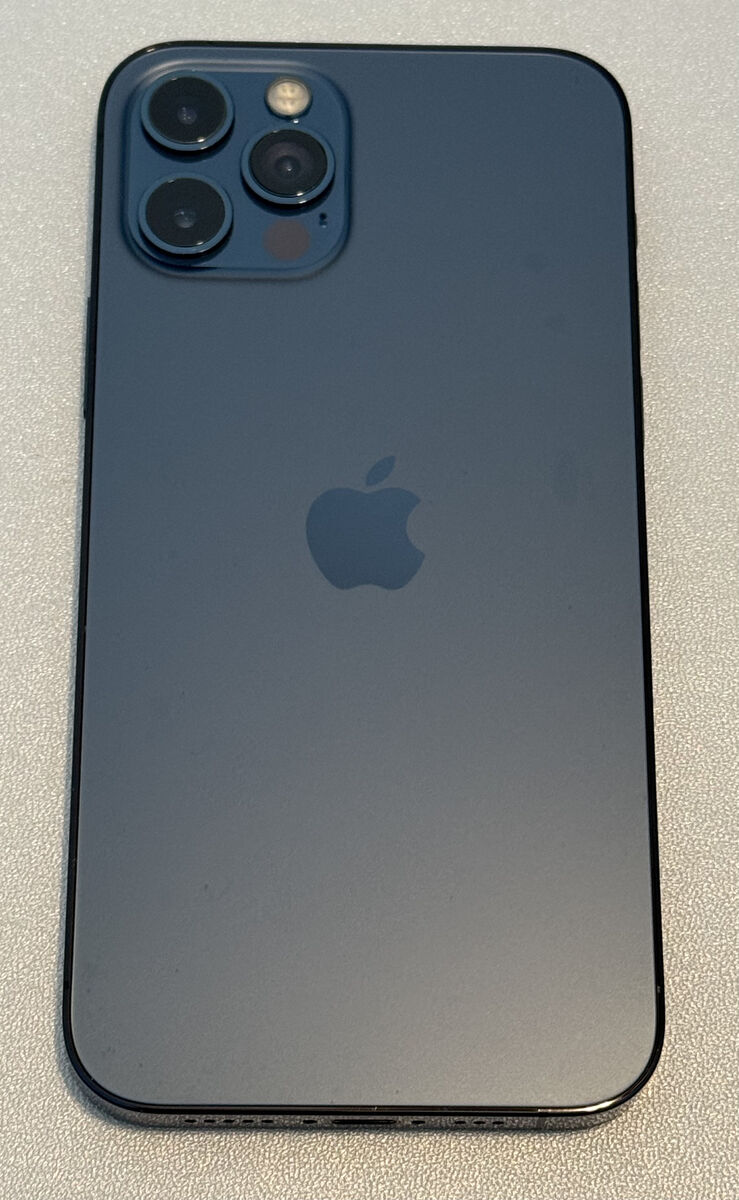 Apple iPhone 12 Pro Blue 128GB Unlocked A2341 100% Battery Health