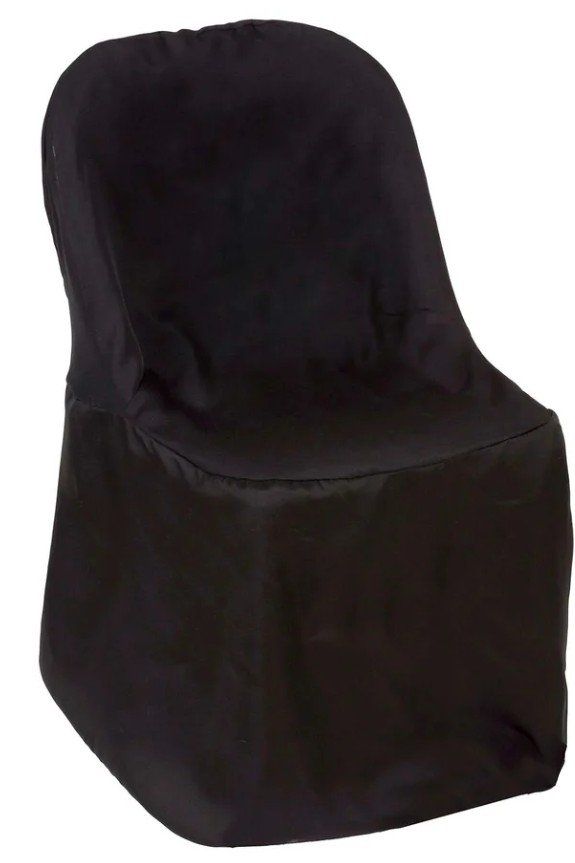 Black Fabric Chair Covers