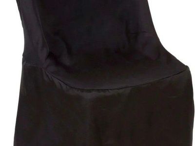 Black Fabric Chair Covers