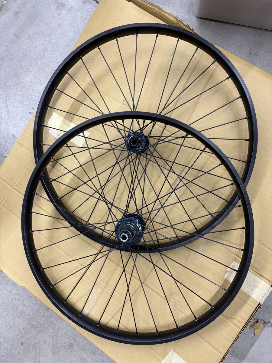 New Alex MD40 27.5” Wheels with Shimano SLX Hubs,