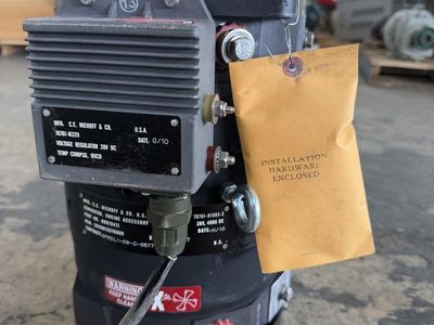 C.E. Niehoff 28V 450A DC Generator w/ Voltage Regulator
