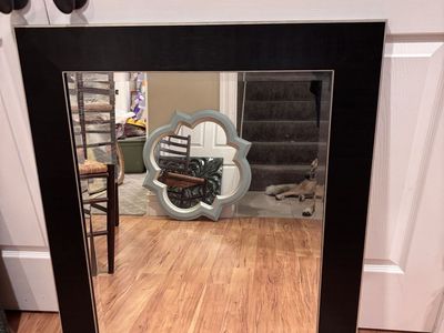 Large black mirror 29x35 Brand New