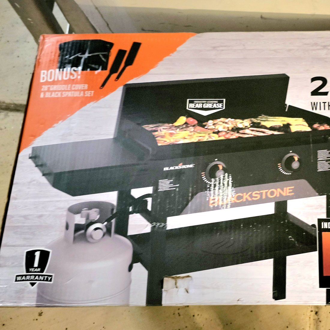 Blackstone 28" with Cover&Black Spatula set